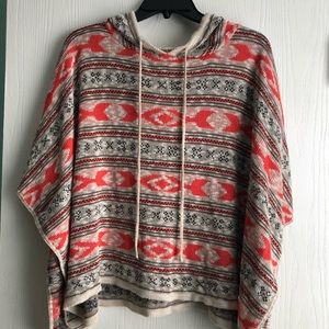Hippie Laundry Hoodie Poncho